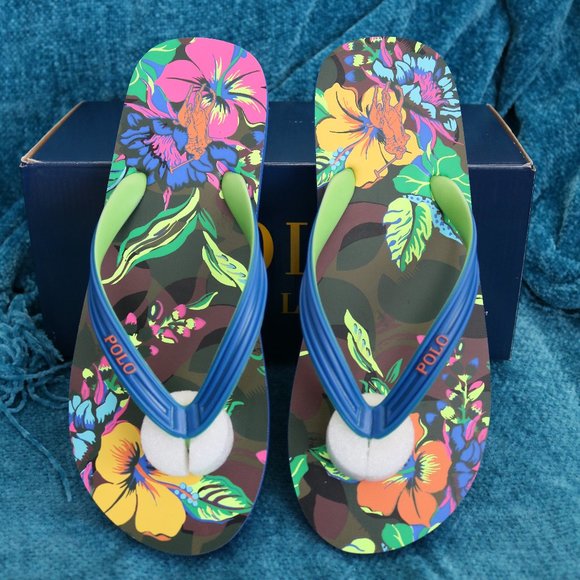 Polo Ralph Lauren Mens  Whittlebury Flip Flop NWB - Picture 2 of 6